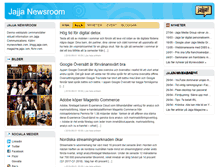 Tablet Screenshot of newsroom.jajja.com